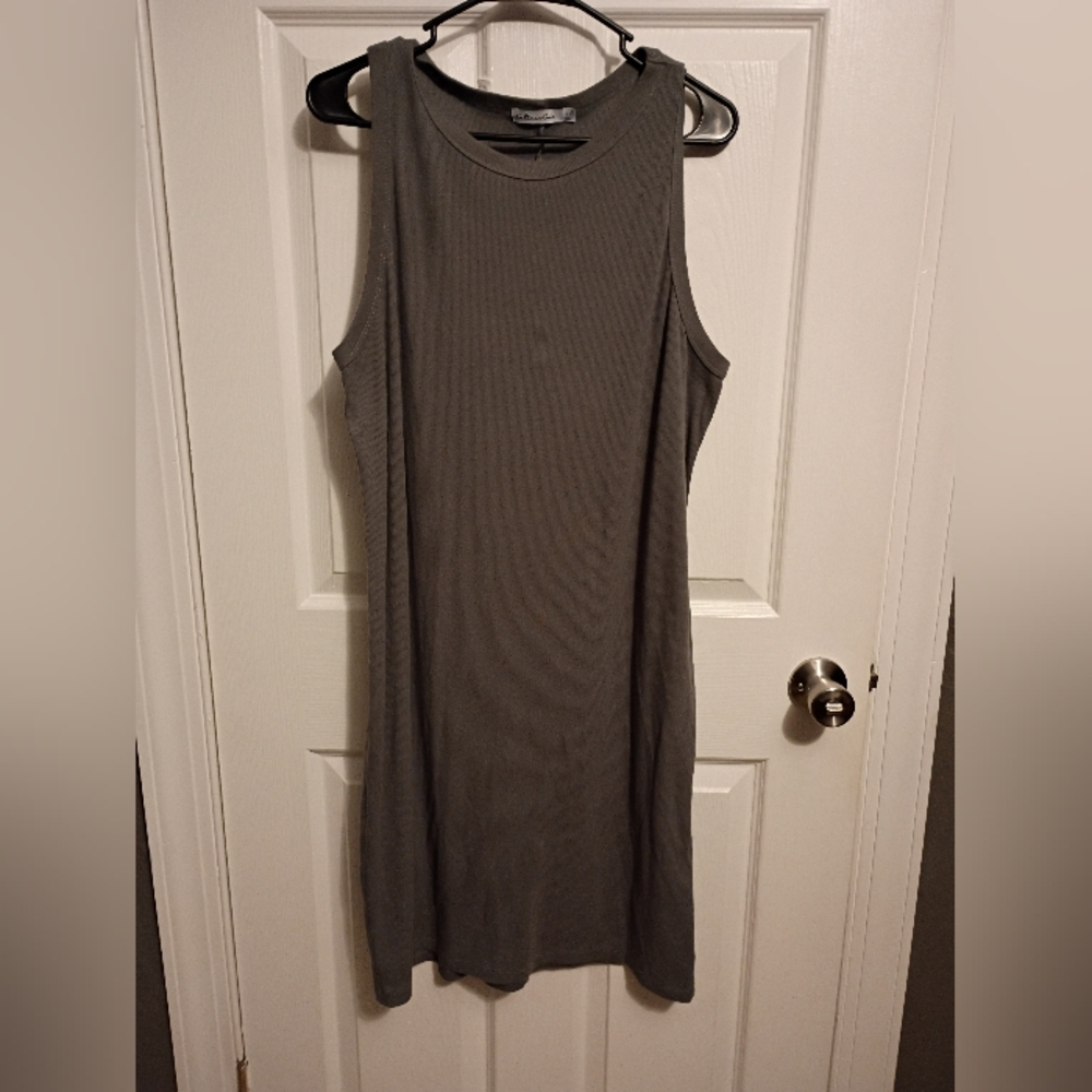 Sleeveless Gray Dress